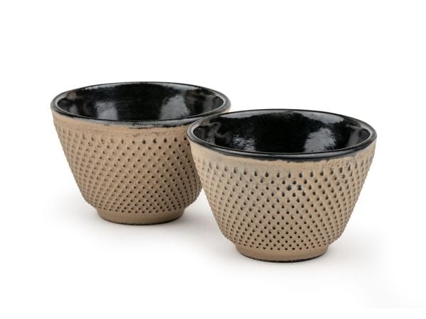 Bredemeijer 153097, Sett, Beige, Sort, Støpejern, Kopp, Te, 2 stykker