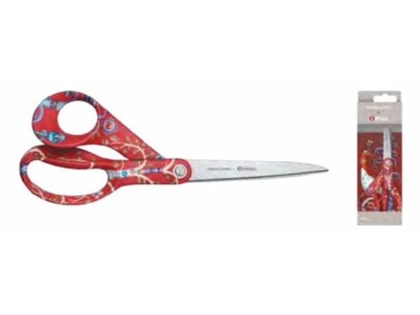 Fiskars 1071491, Aikuinen, Suora leikkuu, Setti, Punainen, Ruostumaton teräs, Ruostumaton teräs, Askartelusakset