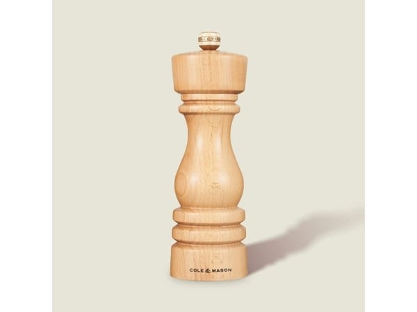 Cole & Mason H233008, Bøk, Rustfritt stål, Tre, Pepper, Salt, 60 mm, 60 mm, 180 mm