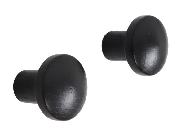 Home>it® Nuppi Ø25 mm tammi musta 2-pack 2-pack