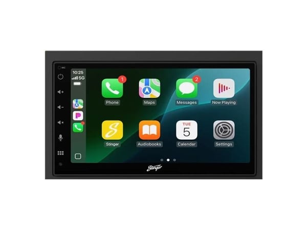 Stinger 6,8" skärm med trådlös Carplay/Android Auto Stinger 6,8" skärm med trådlös Carplay/Android Auto