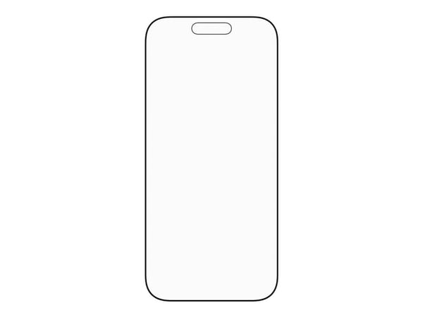 PanzerGlass Stealth - Skjermbeskyttelse for mobiltelefon - ultra-bred passform med FASTFIT IN-A-BOX - glass - rammefarge svart - for Apple iPhone 1...