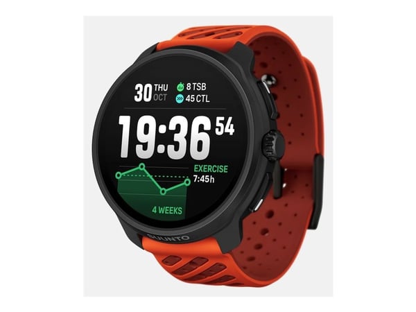 Suunto Race 2 - Glassfiberforsterket polyamid - sportsur med stropp - silikon - håndleddstørrelse: 125-175 mm - display 1.5" - 32 GB - Bluetooth - ...