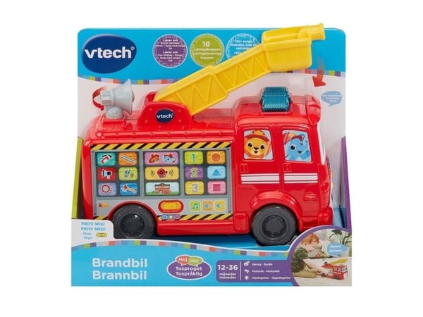 Vtech Rescue Buddies brandbil DK/NO