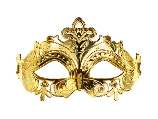PartyDeco MAS22-019, Voksen, Ansiktsmaske, Karnevalsmaske, 1 stykker