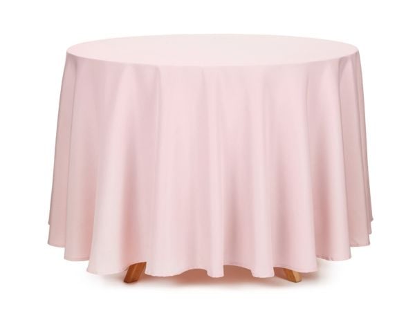 PartyDeco OBRO1-081BR, Rund, Rosa, Bordduk, Innendørs, 230 x 230 cm, 1 stykker