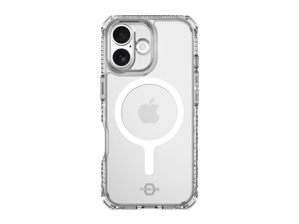 ITSKINS HYBRID MAGSAFE CLEAR kotelo iPhone 17®. läpinäkyvä
