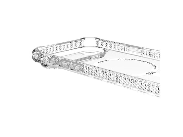 ITSKINS HYBRID MAGSAFE CLEAR kotelo iPhone 17 Air®. läpinäkyvä