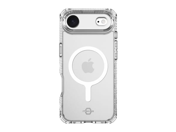 ITSKINS HYBRID MAGSAFE CLEAR kotelo iPhone 17 Air®. läpinäkyvä