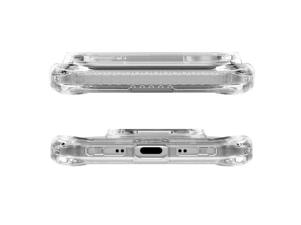 ITSKINS HYBRID MAGSAFE CLEAR kotelo iPhone 17 Air®. läpinäkyvä