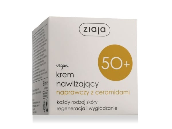 ZIAJA 50+ SERIES - fugtighedscreme med ceramider - til alle typer moden hud 50 ml