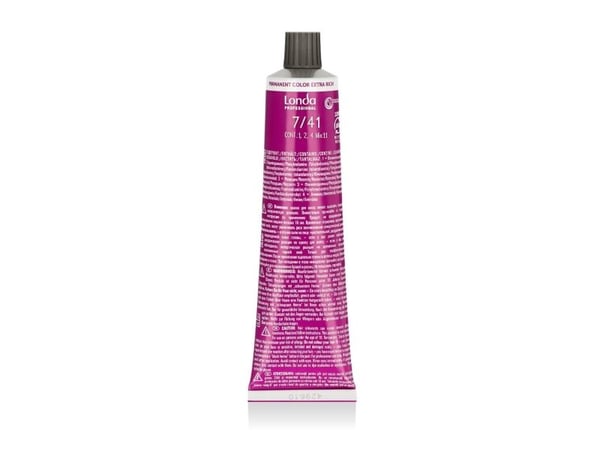 Londa Professional Permanent Color Crème Extra Rich (7/41 Medium Blond Copper Ash) 60 ml