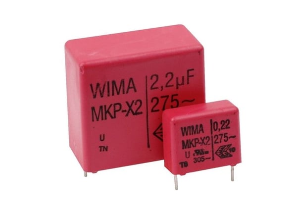 Wima MKX2AW42206F00KSSD støyundertrykkingskondensator med radial ledning 305 V/AC 10 % 1 stk