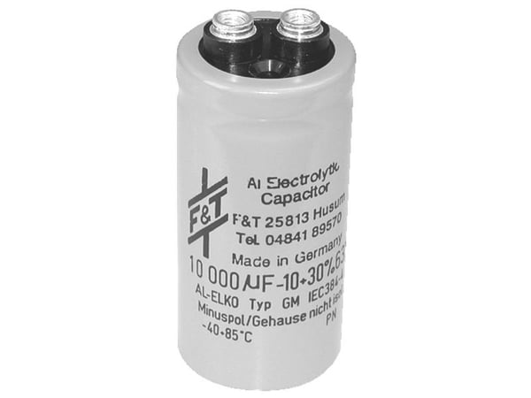 Elektrolyttkondensator FTCAP radial 63 V 20 % (Ø x H) 35 mm x 70,0 mm 1 stk