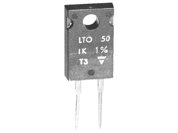 Vishay LTO050F100R0FTE3 effektmotstand 100 O TO-220 50 W 1 % 1 stk