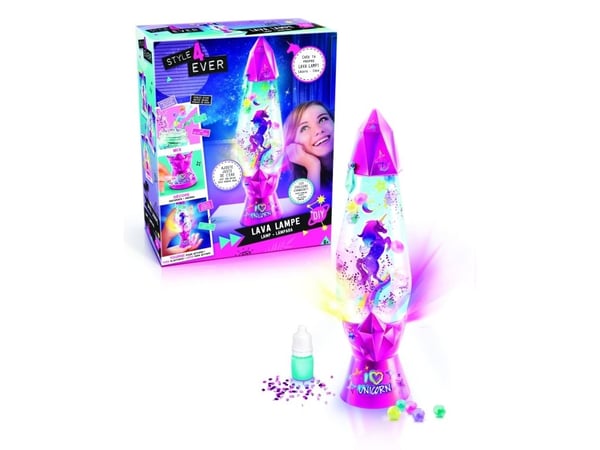 Canal Toys Style 4 Ever Yksisarvisen Laavalamppu - Tee se itse