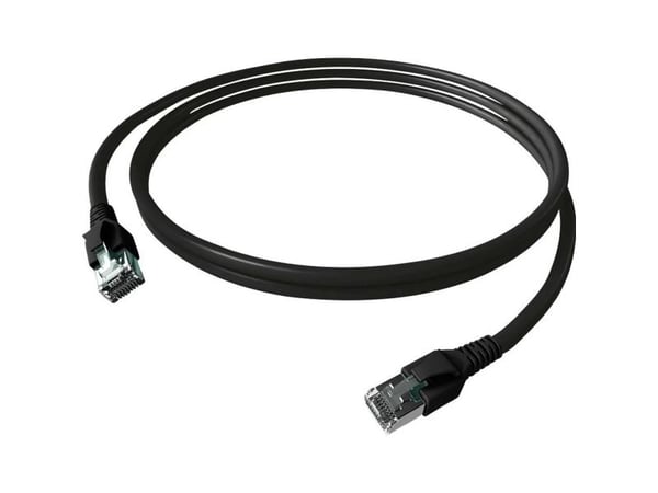 EasyLan FlexBoot - Koblingskabel - RJ-45 (hann) til RJ-45 (hann) - 2 m - S/FTP - CAT 6a - IEEE 802.3ab/IEEE 802.3af/IEEE 802.3at/IEEE 802.3bt - hal...