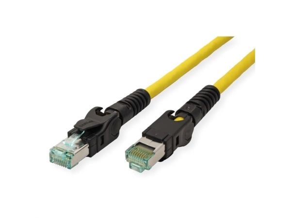 EasyLan CP1OYMSMS0020, 2 m, Cat6a, S/FTP (S-STP), RJ-45, RJ-45, Gul