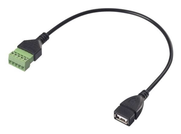 Renkforce USB 2.0-adapterkabel [1x 2.0-kontakt A - 1x terminaltilkobling] RF-6443968 30 cm (RF-6443968)