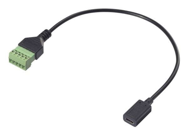 Renkforce USB-C® Adapterkabel [1x USB-C® bøsning - 1x Klemtilslutning] RF-6443954 30 cm PVC-kappi