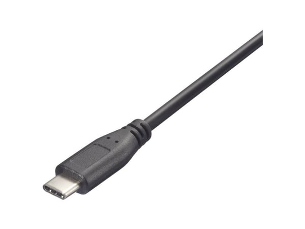 Renkforce USB-C®-sovitinkaapeli [1x USB-C®-liitin - 1x puristusliitin] RF-6443952 30 cm PVC-vaippa