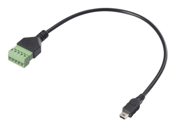 Renkforce USB 2.0-adapterkabel [1x 2.0-kontakt Mini-B - 1x klemmetilkobling] RF-6443960 30 (RF-6443960)