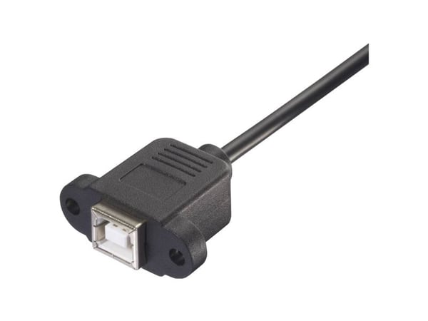 Renkforce USB 2.0-adapterkabel [1x 2.0-kontakt B - 1x klemmetilkobling] RF-6443972 30 cm (RF-6443972)
