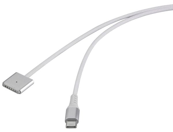 Renkforce RF-6437916, 2 m, USB C, MagSafe 3, Valkoinen