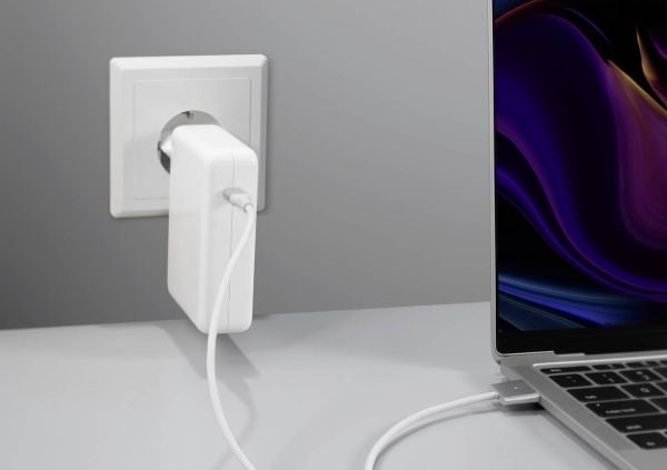 Renkforce RF-6437916, 2 m, USB C, MagSafe 3, Valkoinen