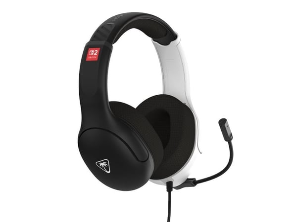 Turtle Beach Airlite Fit, Koblet med ledninger (ikke trådløs), Spilling, 20 - 20000 Hz, 228 g, Hodesett, Svart, Hvit