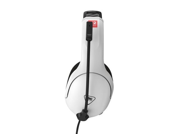 Turtle Beach Airlite Fit, Koblet med ledninger (ikke trådløs), Spilling, 20 - 20000 Hz, 228 g, Hodesett, Svart, Hvit