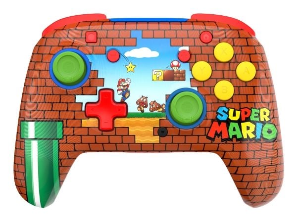 Turtle Beach Rematch - Håndkonsoll - trådløs - Mario murstein - for Nintendo Switch, Nintendo Switch 2, Nintendo Switch Lite, Nintendo Switch OLED