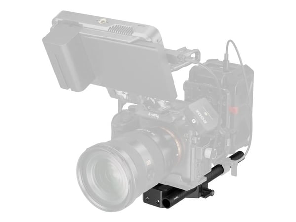 SmallRig 5609, Monteringsplate, Sort, Karbonfiber, Silikon, 1/4, 3/8", 106 mm, 26 mm