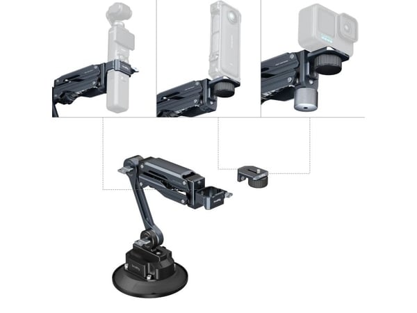 SmallRig 5507, Beholder, Aluminium, Rustfritt stål, Aluminium, Plast, Polyamid, Gummi, Rustfritt stål, 1/4-20", 169,3 mm, 214,5 mm