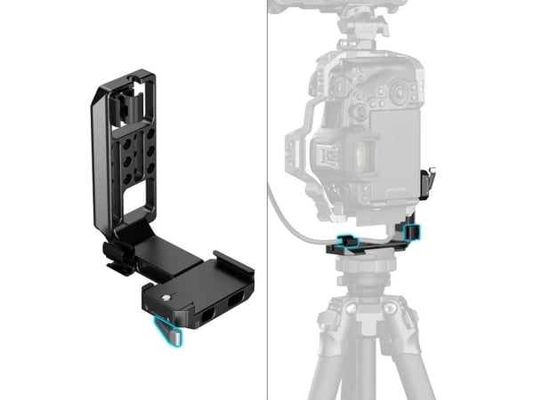 SmallRig 5594, Monteringsplade, Sort, Aluminium, 57,5 mm, 88 mm, 76,2 mm