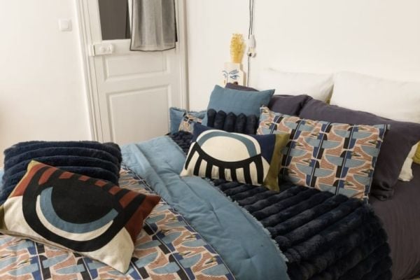 VIVARAISE FARA BLANKET Steel 135X200