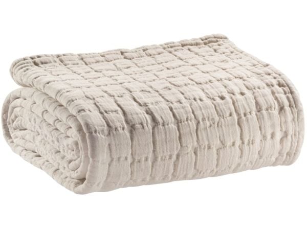 VIVARAISE SWAMI BLANKT Linen 240X260