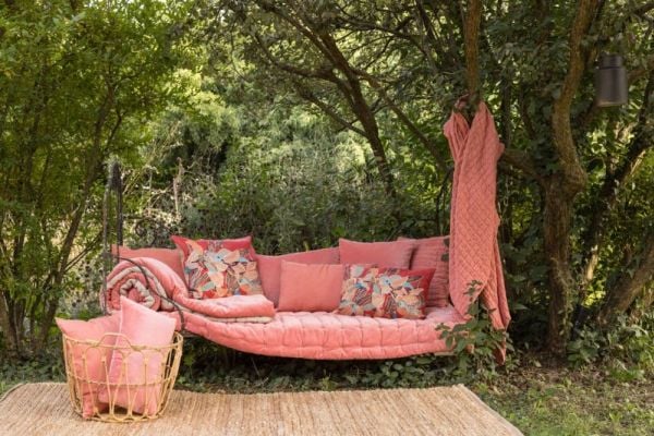 VIVARAISE SWAMI BEDCOV Peach 130X200