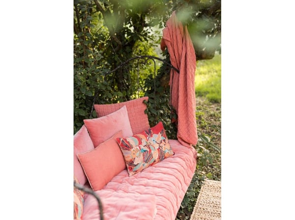 VIVARAISE SWAMI BEDCOV Peach 130X200