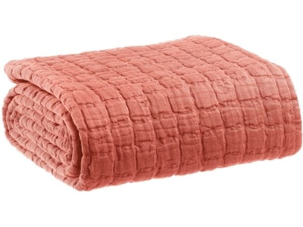 VIVARAISE SWAMI BEDCOV Peach 180X260