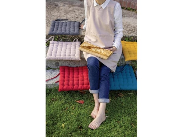 VIVARAISE ZEA CHAIR SEAT PAD Sunflower 38x38x3
