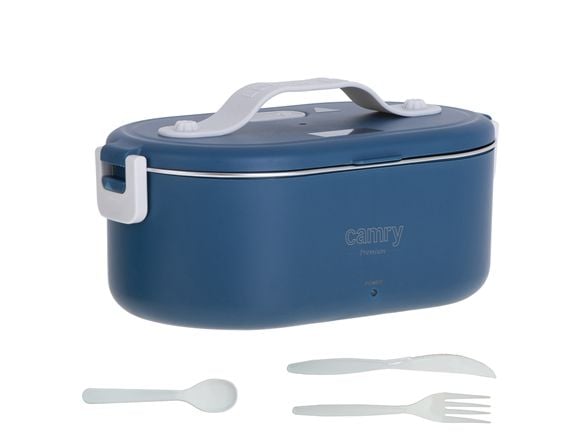 Camry CR 4517 matoppbevaringsboks - oppvarmet - sett - metallboks + bestikksett + reisepose