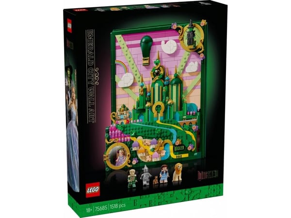 LEGO Wicked 75685 Emerald City-veggkunst