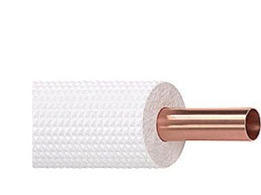 Eristetyt perusjäähdytysputket - 0,8 mm, ilman laippaa ja liitosmutteria, 20 m, 1/2''