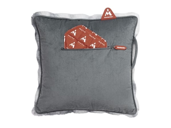 Pude til Montador® Heat Pads™, pels/grå
