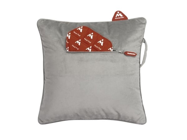 Pude til Montador® Heat Pads™, velour/champagne grå