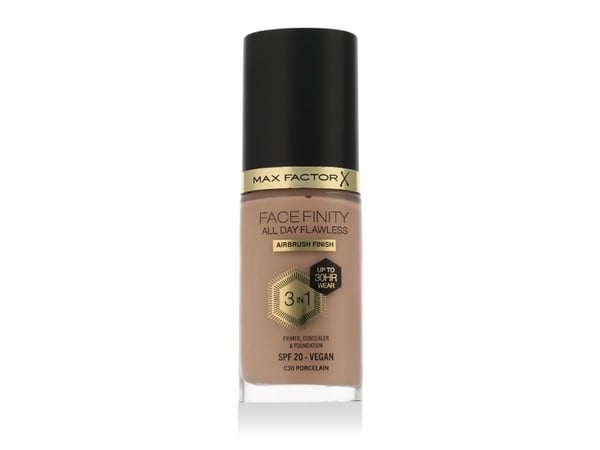 Max Factor Face Finity All Day Flawless 3-i-1 foundation SPF 20 (C30 Porcelain) 30 ml