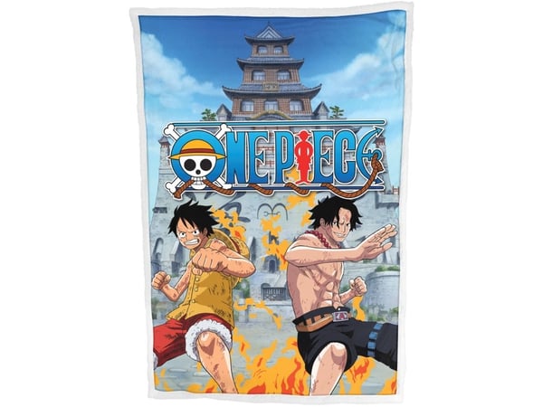 One Piece Sherpa fleecepledd 100x150 cm