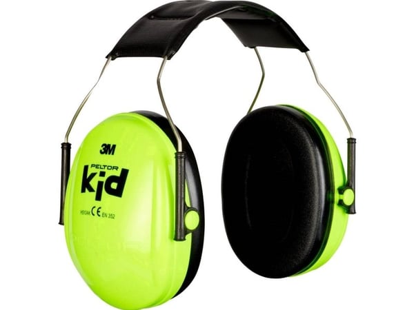 3M H510AK, Barn, Hunkjønn, Grønn, Hodebånd, 27 dB