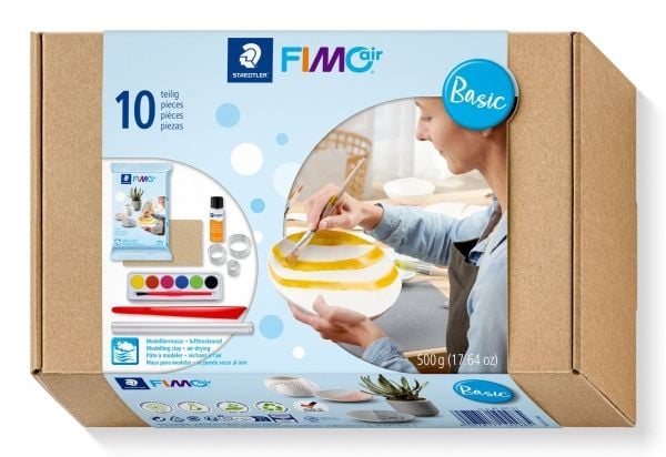 Staedtler FIMO air 81 SET, Modelleringsleire for barn, 10 stk